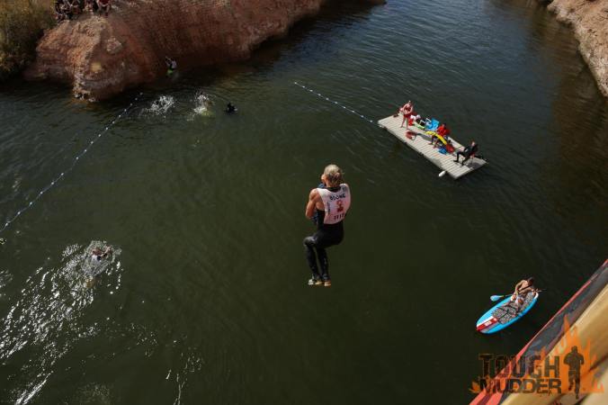 Amelia Boone in mid-flight at WTM 2014.