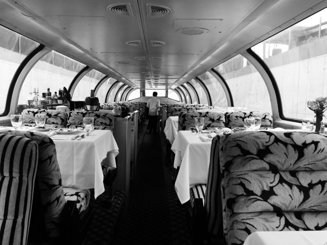 A trip to the glamorous days of train travel. Photo by Sarah Feldberg