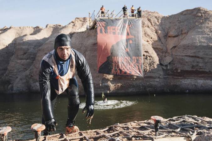 On the course, embracing the suck. Photo by Mikayla Whitmore