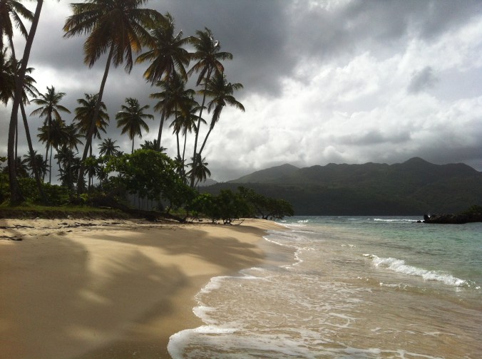 Playa Rincon in Las Galeras, Dominican Republic.