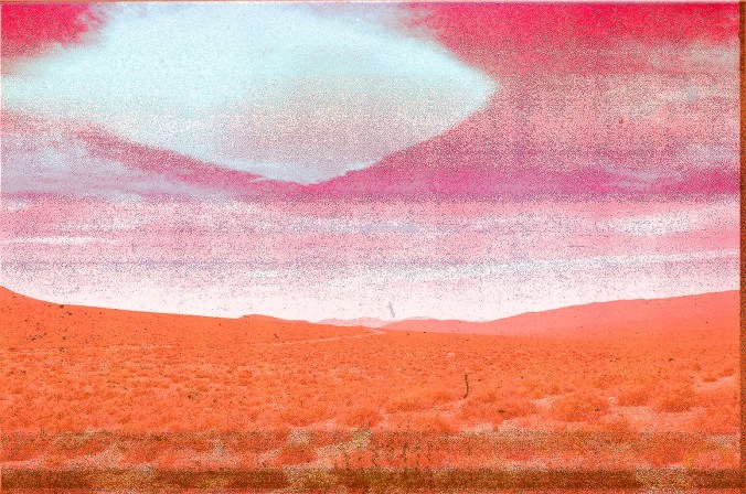 Death Valley ... on very old film.