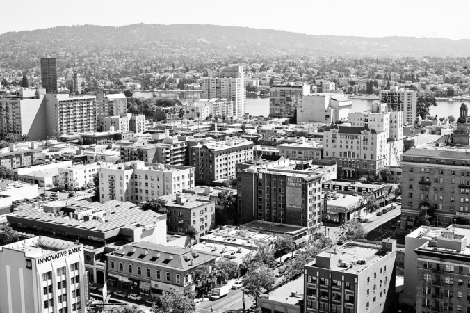 Oakland in black and white. By Thomas Hawk via Flickr